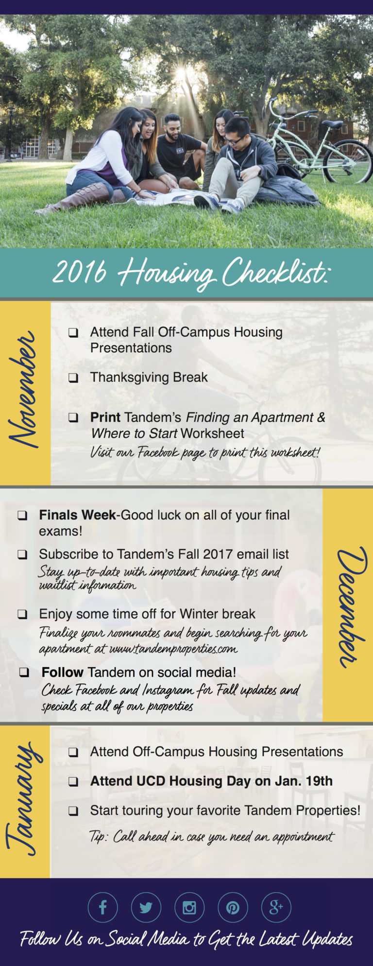 Davis Apartment Search Calendar Your Housing Checklist Davis